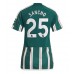 Manchester United Jadon Sancho #25 Voetbalkleding Uitshirt Dames 2023-24 Korte Mouwen